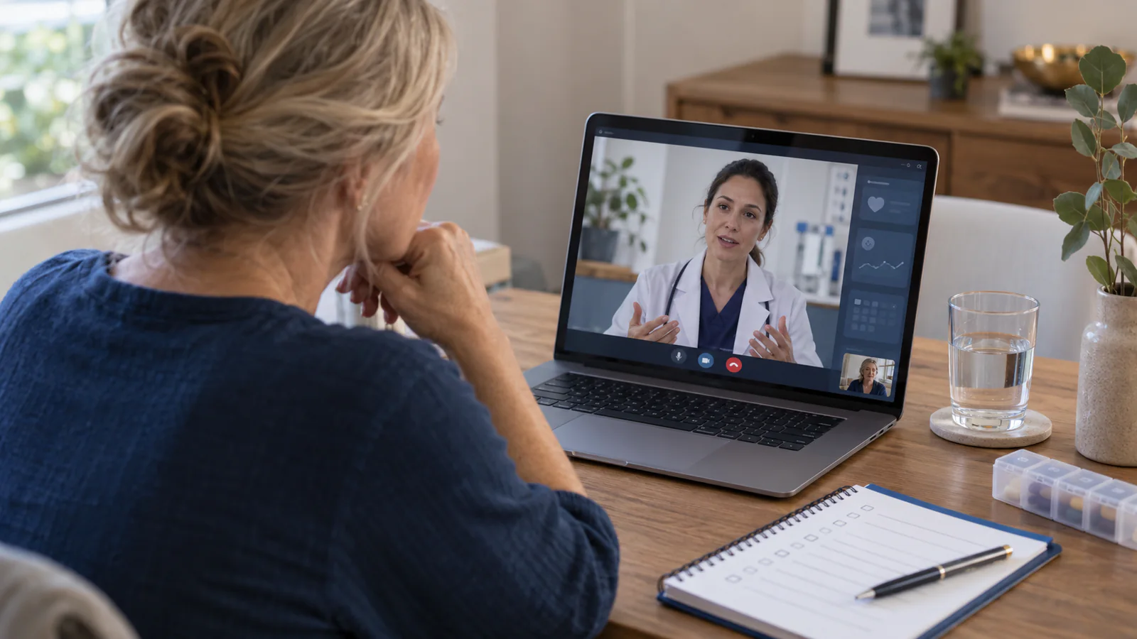 Illustration de préparation et de consultation : Communication après une chirurgie esthétique à l’étranger