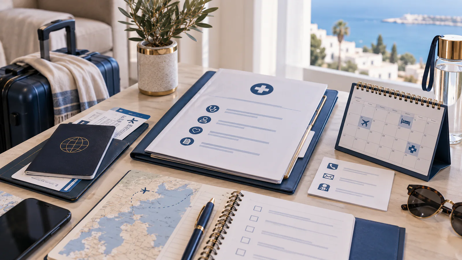 Illustration de préparation et de consultation : Quels documents préparer pour un voyage médical en Tunisie ?